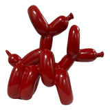 Escultura De Perro Con Globos, Estatuas Decorativas De Resin