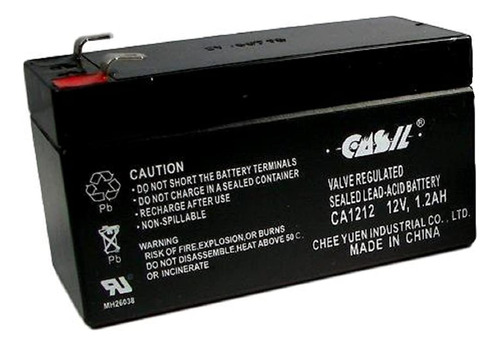 12v 1.2ah Ca1212 Casil Batera De Plomo Sellada Recargable