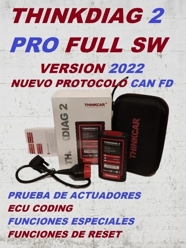 Thinkdiag 2 Pro Full Español Escaner Bluetooth Nuevo