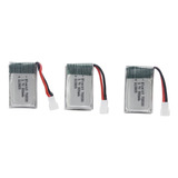 Blomiky Paquete De 3 Baterías De 3.7 V 300 Mah Con Enchufe.