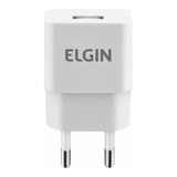 Carregador Usb Para Tomada - Bivolt - 5v - Elgin - 1 Ampere