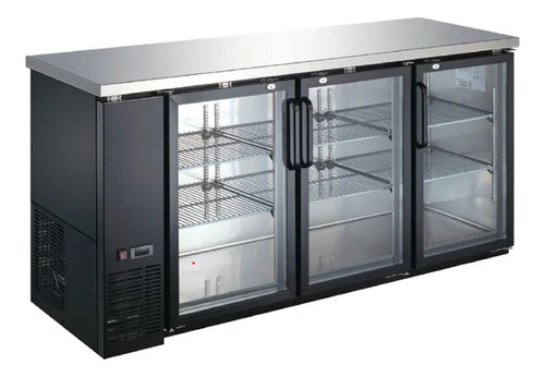 Refrigerador Contrabarra Icehaus 3p Cristal 0°c A 5°c 19pies