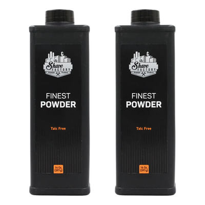 2 Polvos Tipo Talco Después Del Corte Barbería Shave Factory | MercadoLibre