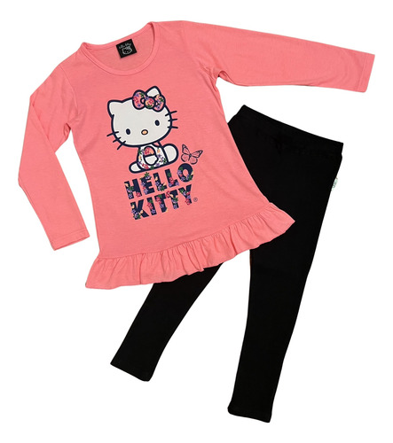 Conjunto Polera+calza Hello Kitty S121065-05