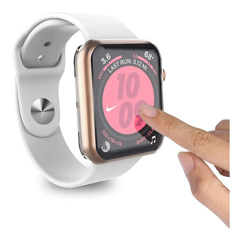 Case Protector Mica Tpu Compatible Con Apple Watch Series
