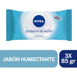 Jabon Barra Nivea Proteina De Leche 3 X 85 Gr