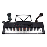 Organo Teclado Musical 61 Teclas Mk2702 Luces Sonidos Ritmos