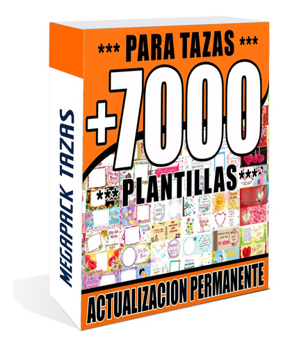 +4000 Plantillas Premium Para Sublimar Tazas