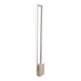 Lampara Enertech De Pie Tipo Low  Wood Con Luz Led