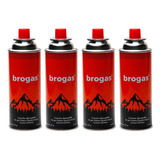 Cartuchos Brogas Gas Butano Pack Por 4 Garrafas De 227grs!