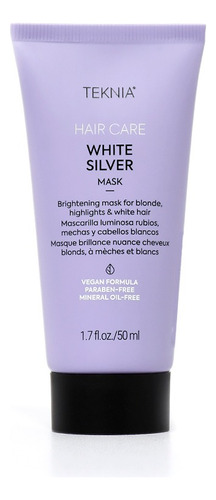 Máscara Matizador Rubios Y Mechas White Silver X50ml Lakmé