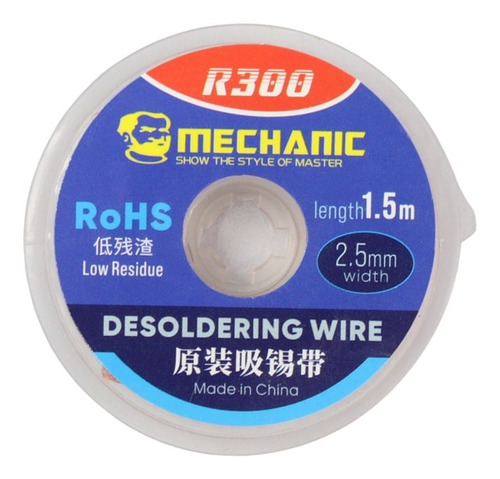 Malha Dessoldadora Mechanic 2515 2.5mm 1.5m Uso Profissional