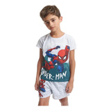 Pijama De Spiderman Marvel 2 Piezas Para Niño Modelo Pjb1