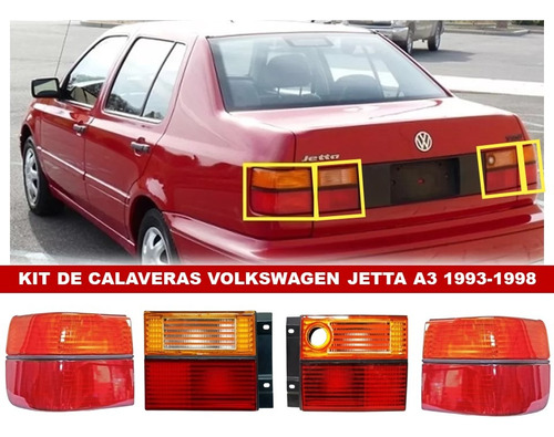 Kit De Calaveras Volkswagen Jetta A3 1993-1998