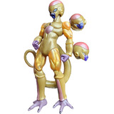 Boneco Freeza Dourado Totalmente Articulado 17cm Dragon Ball