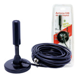 Antena Tv Digital Abierta Canal Hd Interior 3.5 Coaxial