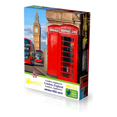 Rompecabezas Wuundentoy 500 Piezas Gold Edition Londres Inglaterra | Meses sin interés