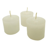 Kit 3 Velas Votiva Festa Natal Decorativa Premium 