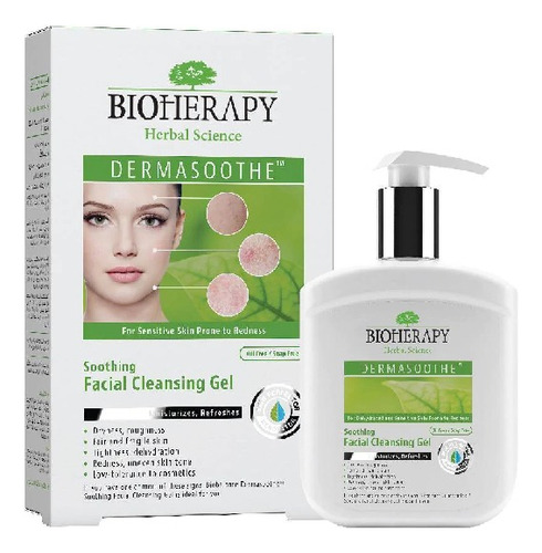 Gel De Limpieza Facial Calmante Bioherapy Dermasmoothe Tipo De Piel Sensible