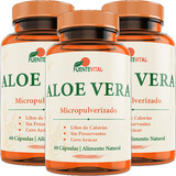 3x Aloe Vera 435mg 60 Cap Estreñimiento Acidez Ulcera Digest
