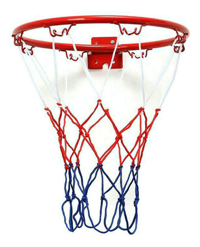 Red De Baloncesto De 32 Cm Montada En La Pared Con Borde Met