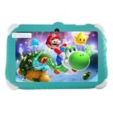 Mario Bros Tablet 7¨ Hd Android 13 32gb Y 2gb Ram Aqua Color Agua