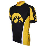 Jersey De Ciclismo Ncaa Iowa, Negro /amarillo, Pequeño