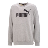 Buzo Puma Essentials Big Logo Crew Moda Grs Hombre