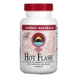 Source Naturals Hot Flash Soporte A Menopausia 90 Tabs Sabor Sin Sabor