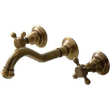 Grifería De Pared - Retro Baño Bronce Antiguo Diseño Minimal