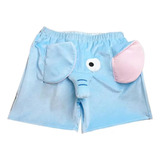 Pijama Ll Shorts Con Dibujos Animados De Elefantes