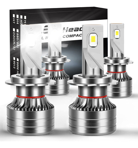 Kit Faros Led H7 40000lm Para Volkswagen Alta/baja Csp