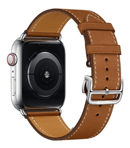 Pulseira Couro St Compatível Com Apple Watch 40mm Series 6