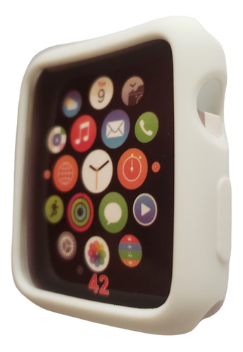 Carcasa Compatible Con Apple Watch, 42 Mm, Protege Bordes