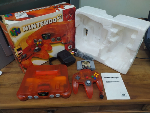 Nintendo 64 Tangerina Série Multi Sabores Na Caixa Original 