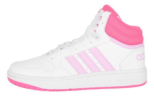 Zapatilla adidas Hoops Mid Niño Cloud White/orchid Fusion