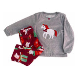 Pijama 2 Piezas Para Navidad Niña Marca Carters Original