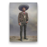 Kit De Pintura Con Diamantes 5d Emiliano Zapata 40x30 Cm