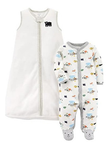 Carter's Baby Boys' Juego De Dos Para Dormir Lana Sleepbag 