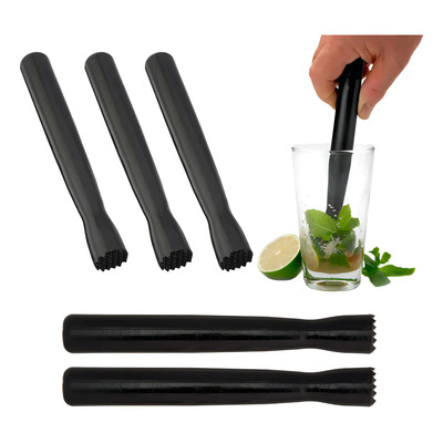 Macerador Travessa Coctelería Negro 20cm 6 Pzs Para Bar Polipropileno | Envío gratis