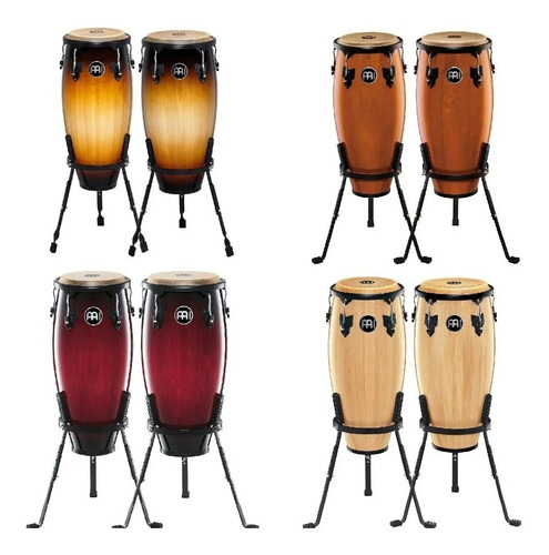 Congas Meinl Headlines Hc555 10+11 Colores + Soportes 