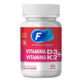 Vitamina K2 100mcg + Vitamina D3 10.000 Ui 60 Cáps Sabor Cápsula