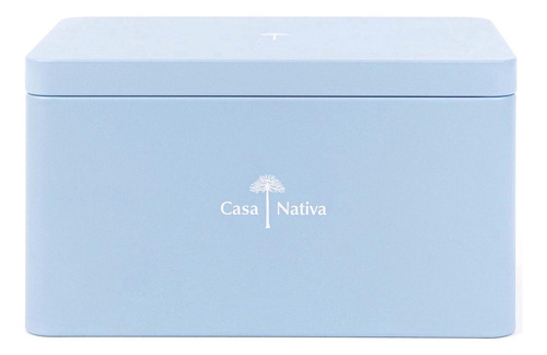 Caja Aluminio Celeste Crema