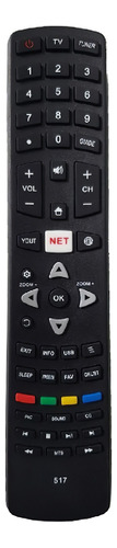 Control Remoto Para Smart Tv Hitachi Tcl Rca Lcd-517
