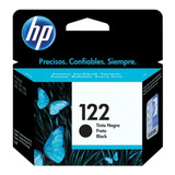 Cartucho Original Hp Tinta Impresora 122 Negro 2050 3050