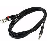 Cable Audio Video Warwick 20924 1 Plug Estéreo 2 Plug Mono