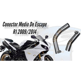 Conector Medio De Escape Yamaha R1 2009/2014 Nuevo