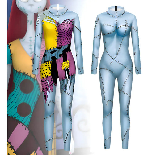 Wpd Disfraz Cosplay Para Sally Body 3d Impreso De Navidad