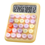Calculadora De Mesa Fofa 12 Dígitos Kawaii Colorida Novidade