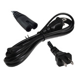 Cable De Corriente Para Cargadores Laptops Bifasico - Nuevo